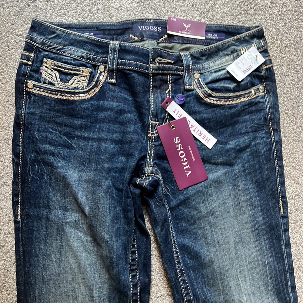 VIGOSS denim jeans Dallas boot cut heritage fit - Picture 4 of 7